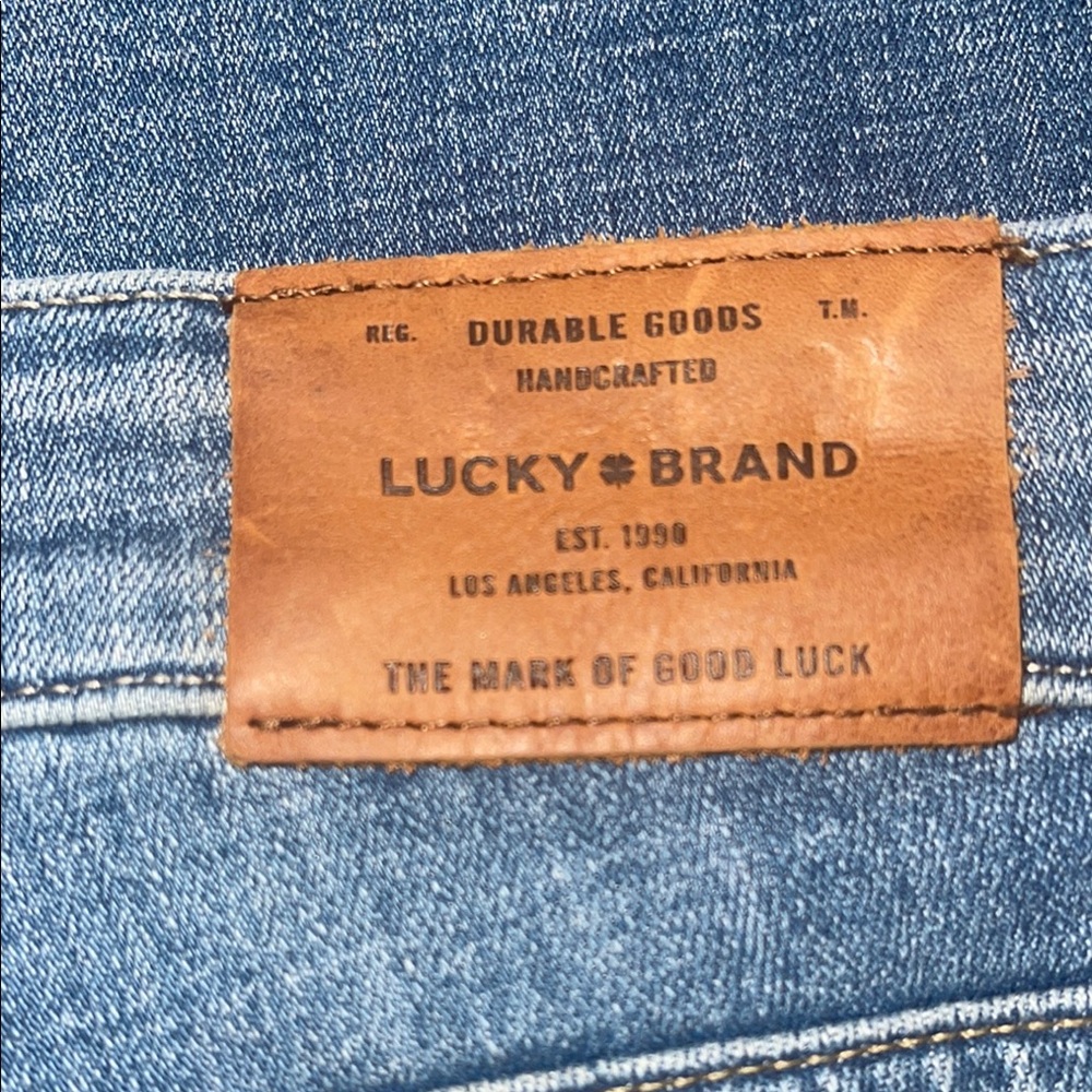 Lucky Brand women's Blue Stretch Skinny Jeans Tapered Fit Size 26 - Picture 4 of 8